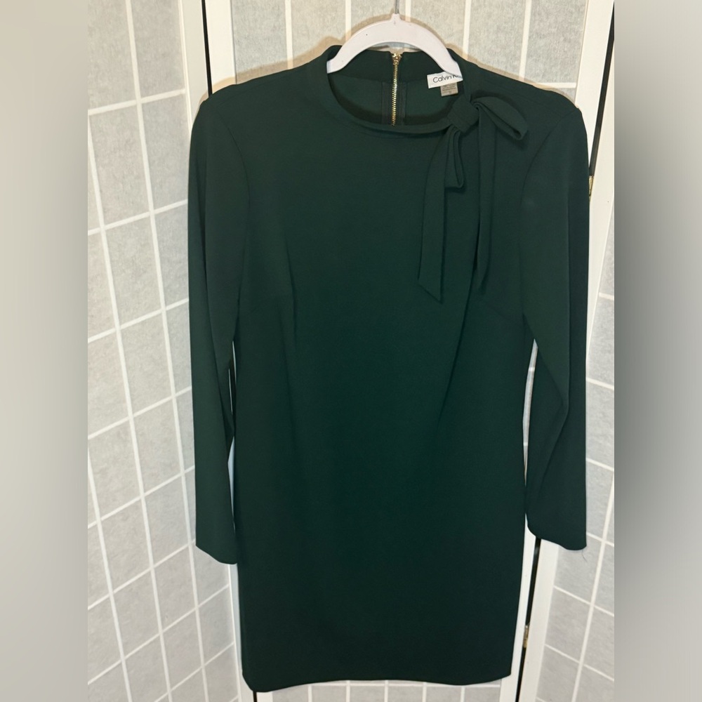 Size 10 Calvin Klein Dress Formal Dress Long Sleeve, New— Never Worn